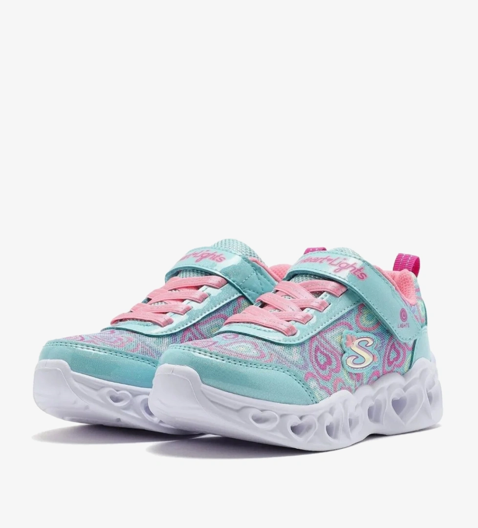 Skechers Heart Lights - Boogıe Love 303257L Ortopedik Işıklı Çocuk Spor Ayakkabı model görseli