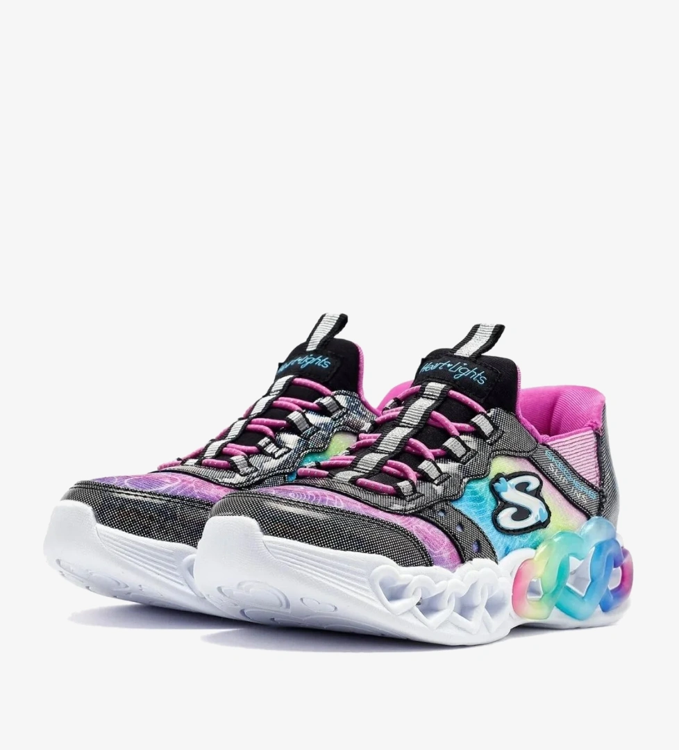 Skechers Infinite Heart Lights Eternal Shimmer 303755L Ortopedik Işıklı Çocuk Spor Ayakkabı model görseli