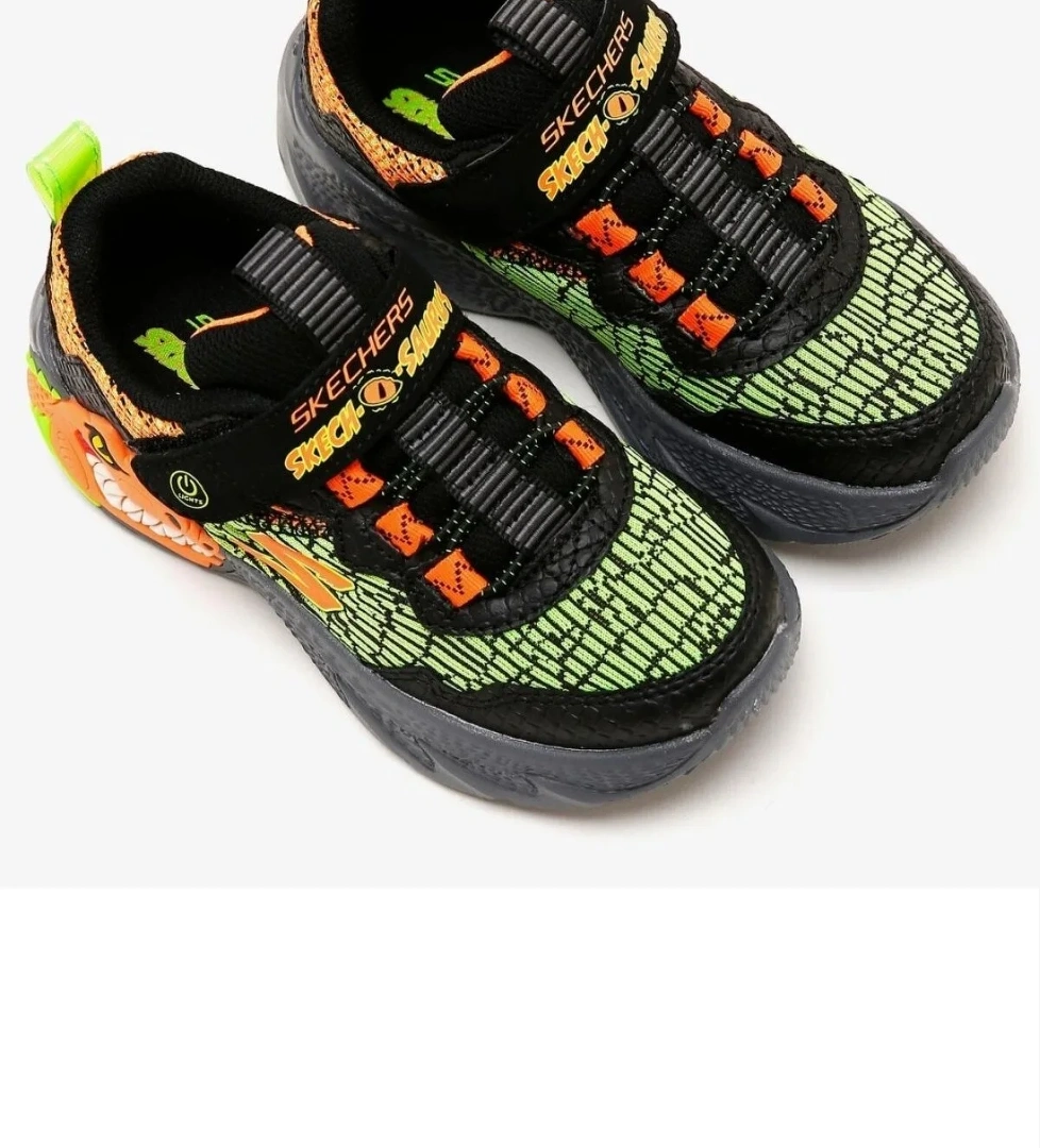 Skechers Dino Lights 400615L Ortopedik Işıklı Çocuk Spor Ayakkabı model görseli