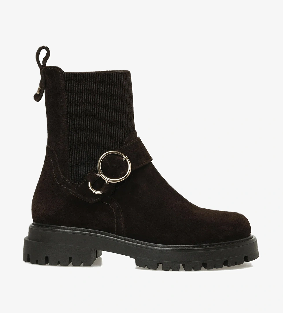 UNIMA 5PR Kahverengi Kadın Chelsea Bot - Görsel 1