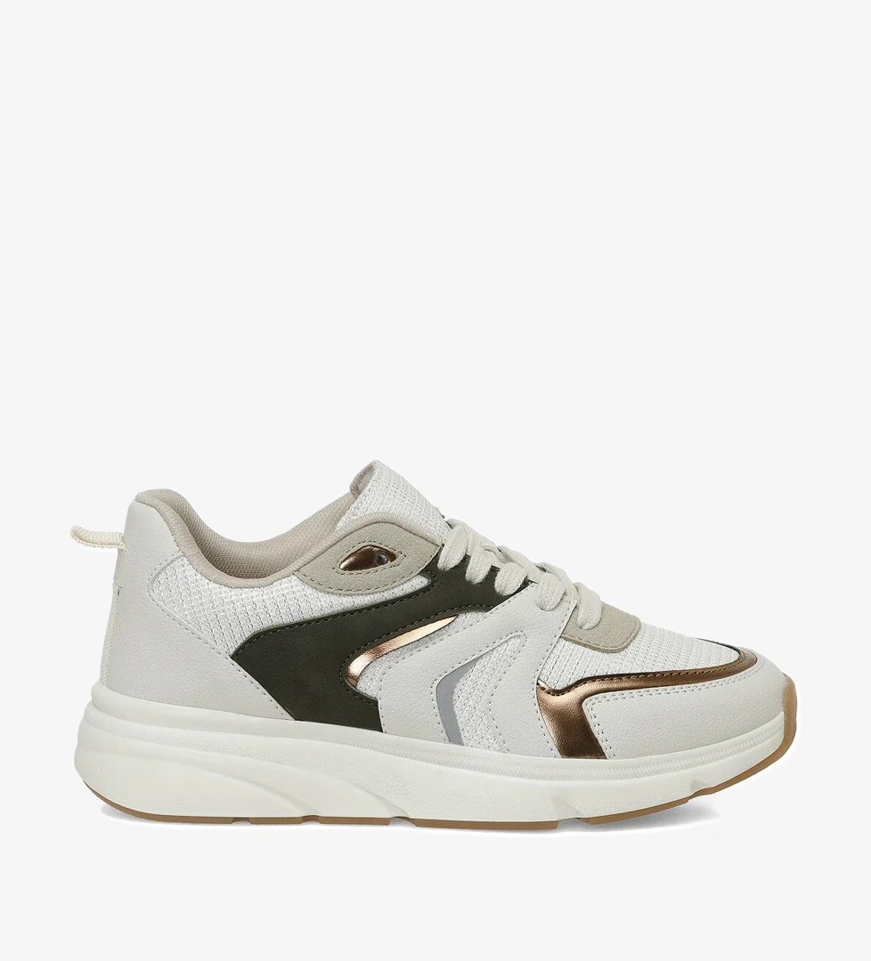 25K-3011 5PR Bej Kadın Sneaker - Görsel 1