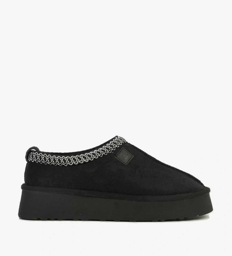 Benetton Siyah İçi Tüylü Terlik BN-50149 model görseli