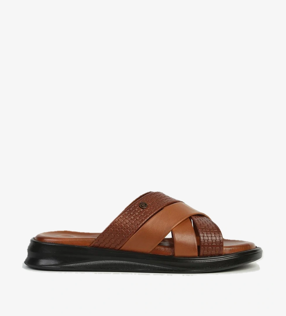 Deri Taba Erkek Terlik PC-7336