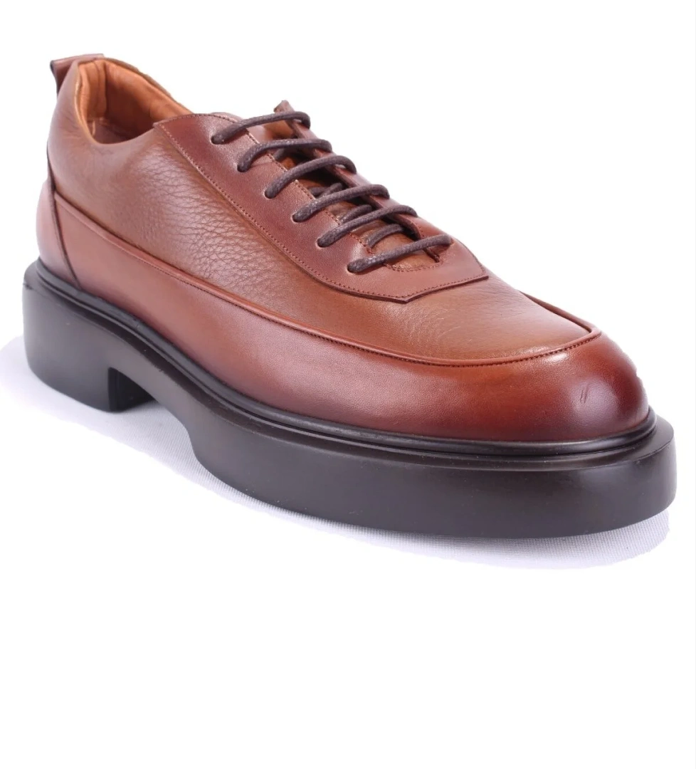 DMA78-27513 Taba Ortopedik Klasik Spor Erkek Deri Ayakkabı