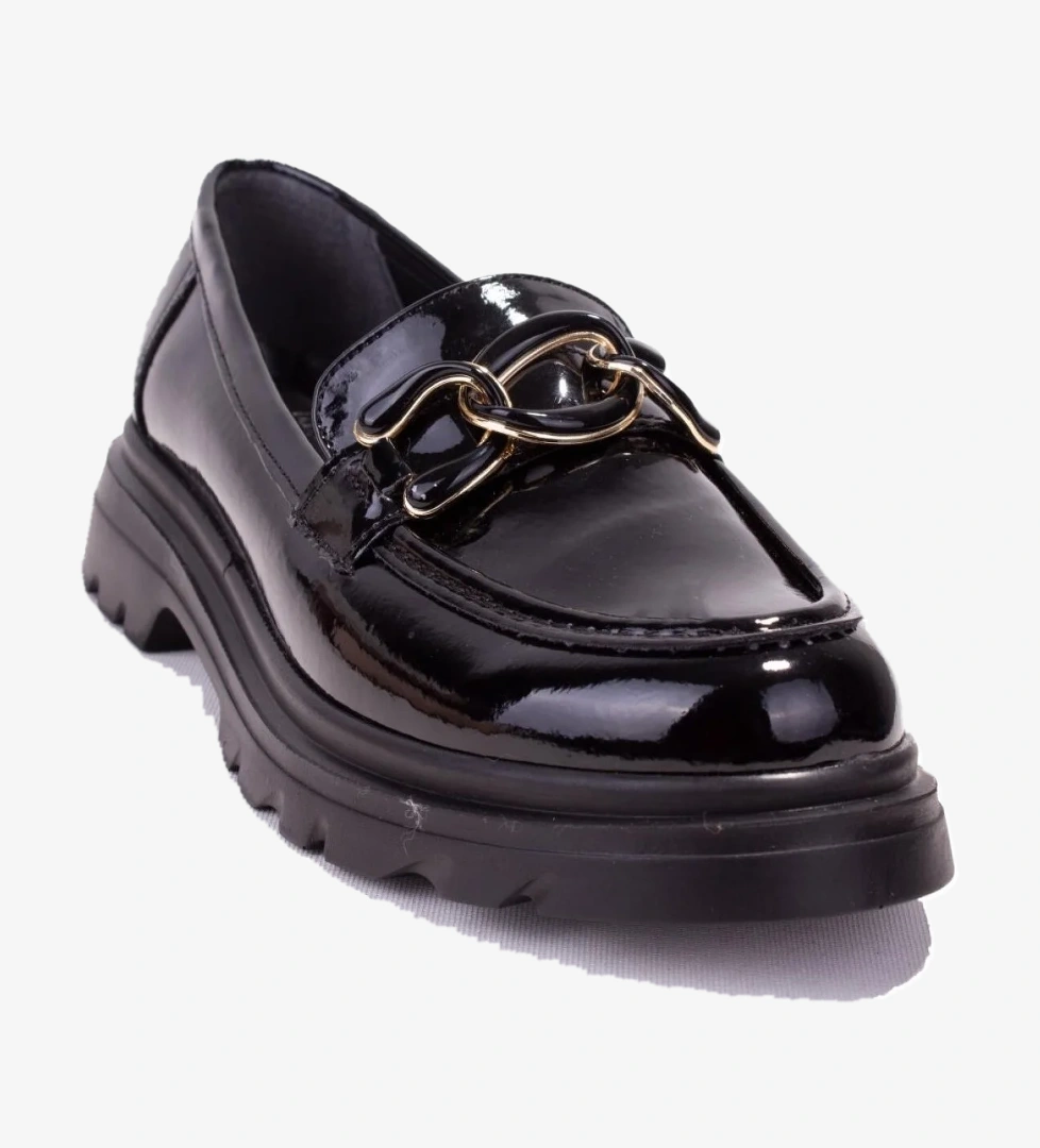 Dagoster DZA07-90811 Siyah Rugan Günlük Tokalı Spor Klasik Kadın Ayakkabı model görseli