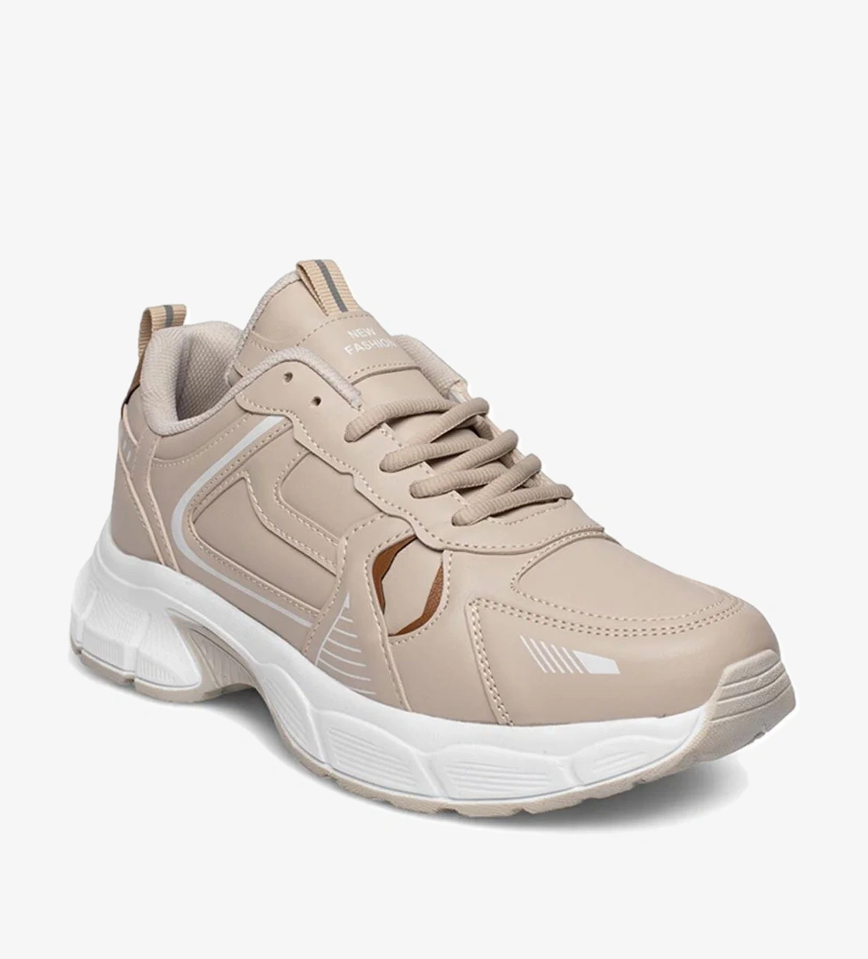 Kadın Yüksek Taban Günlük Sneakers Spor Ayakkabı 4010-101-0001 - Görsel 1