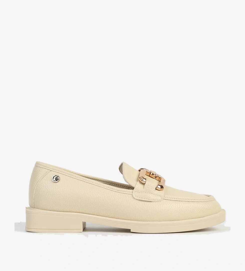 Bej Kadın Loafer Ayakkabı PC-54782