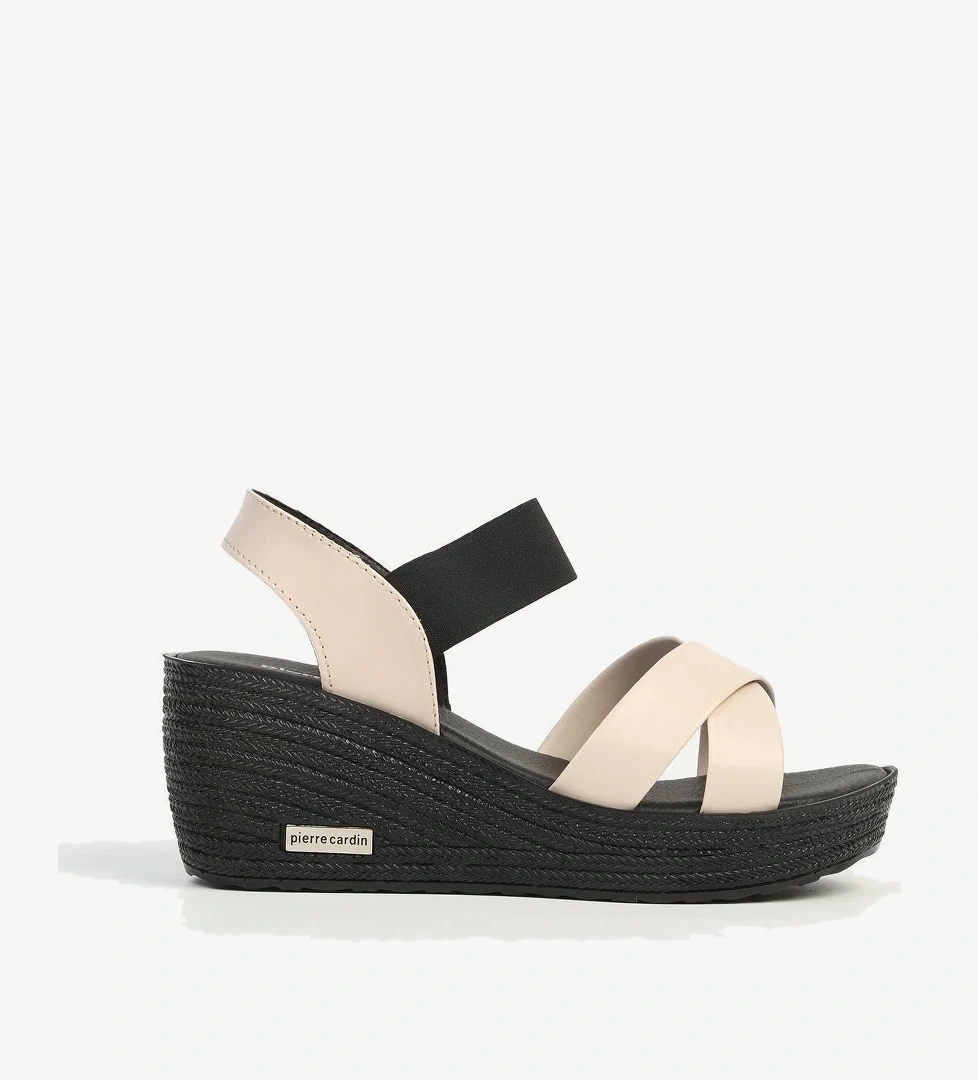 Pierre Cardin Krem Kadın Topuklu Ayakkabı PC-7471 model görseli