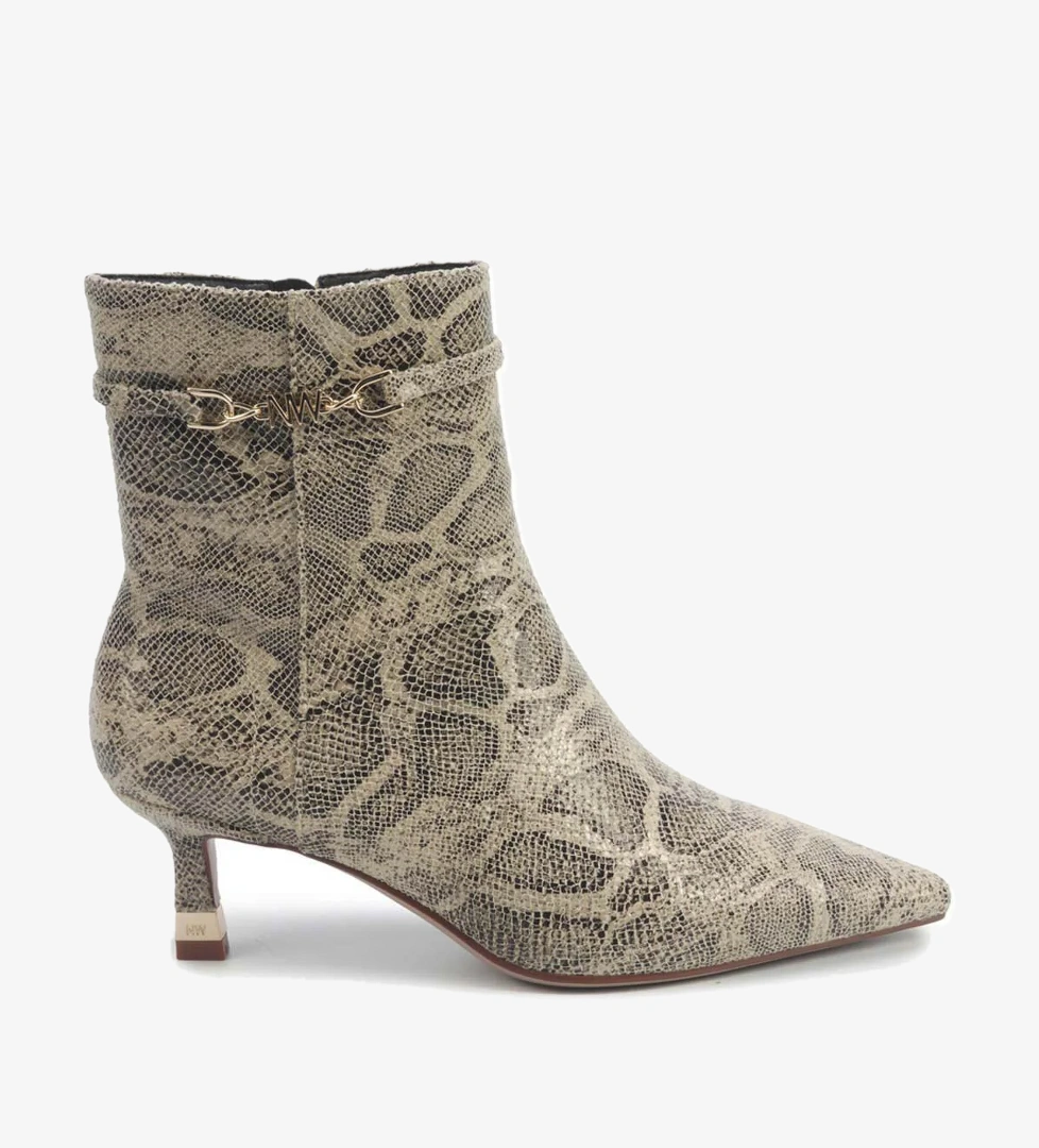 BRELLA2 5PR Bej Kadın Topuklu Bot - Görsel 1