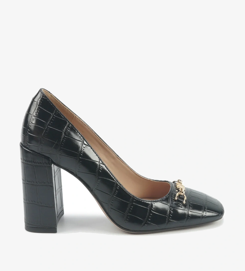 Nine West EATHAN2 5PR Siyah Kadın Topuklu Ayakkabı - Görsel 1