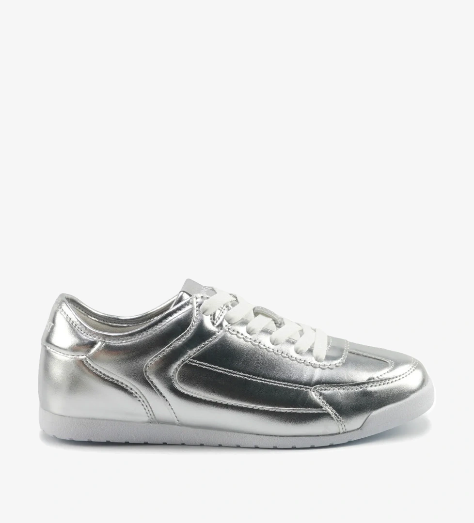 REJO 5PR Gümüş Kadın Sneaker - Görsel 1