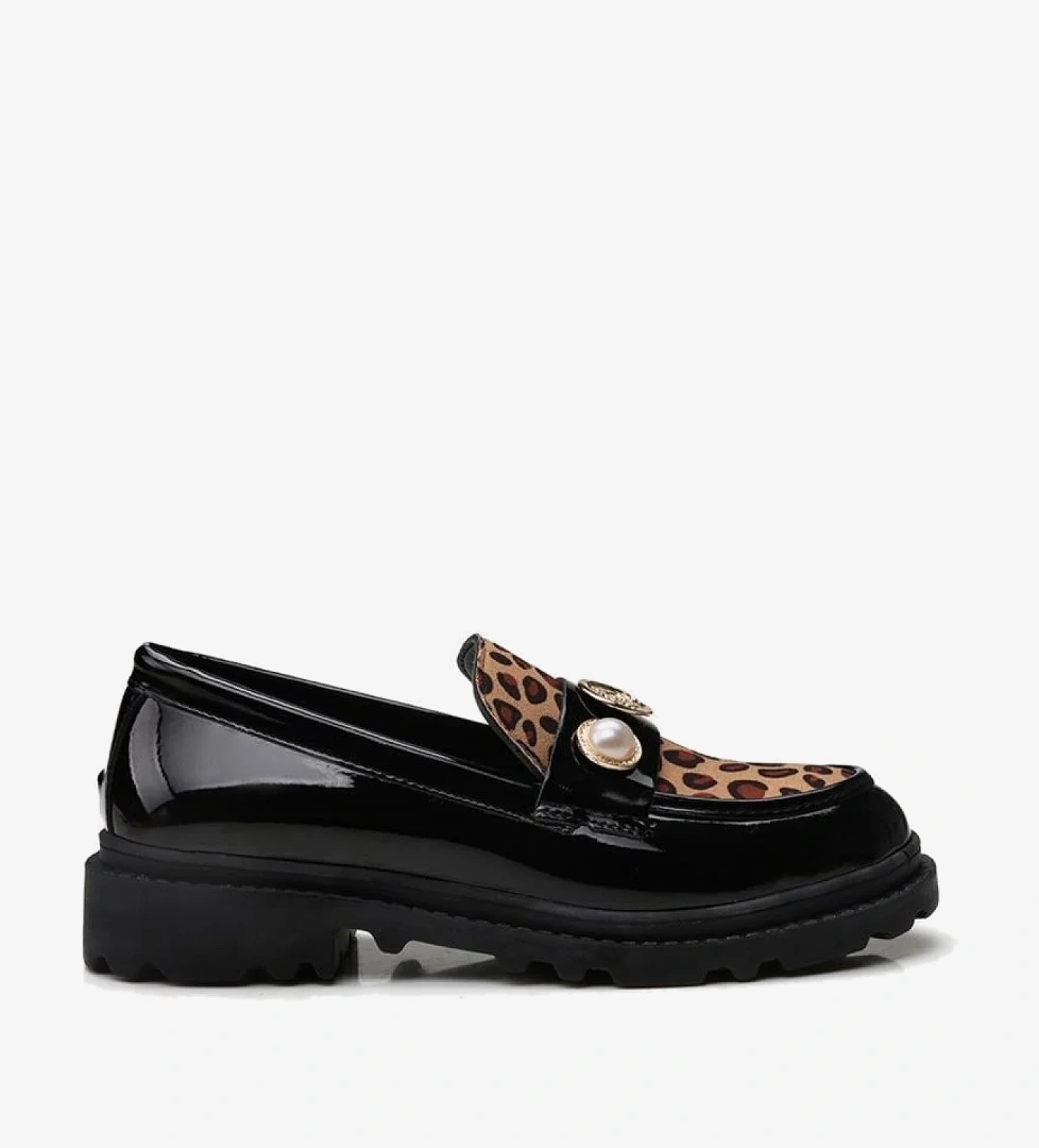 Leopar Kadın Loafer