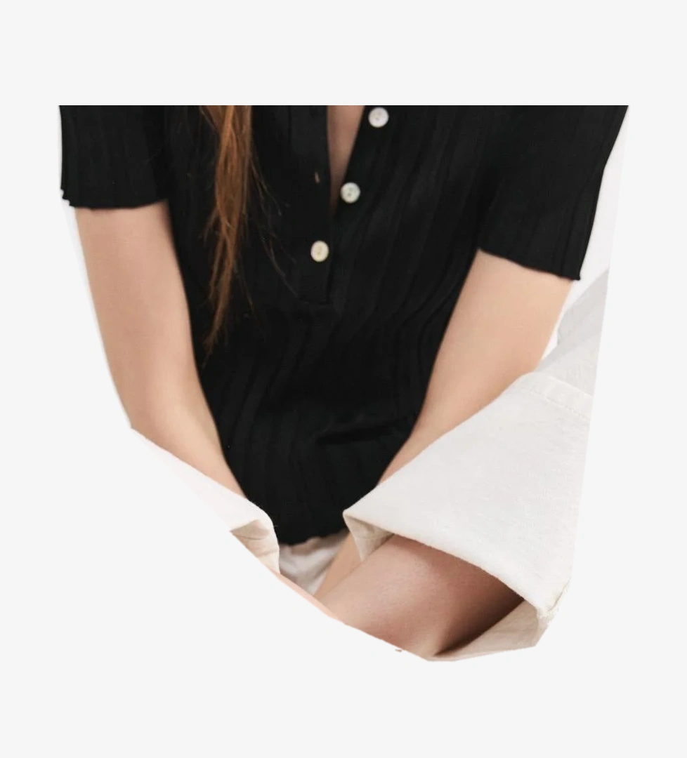 Kadın Siyah Esnek Tabanlı Comfort Düz Ayakkabı - Görsel 1