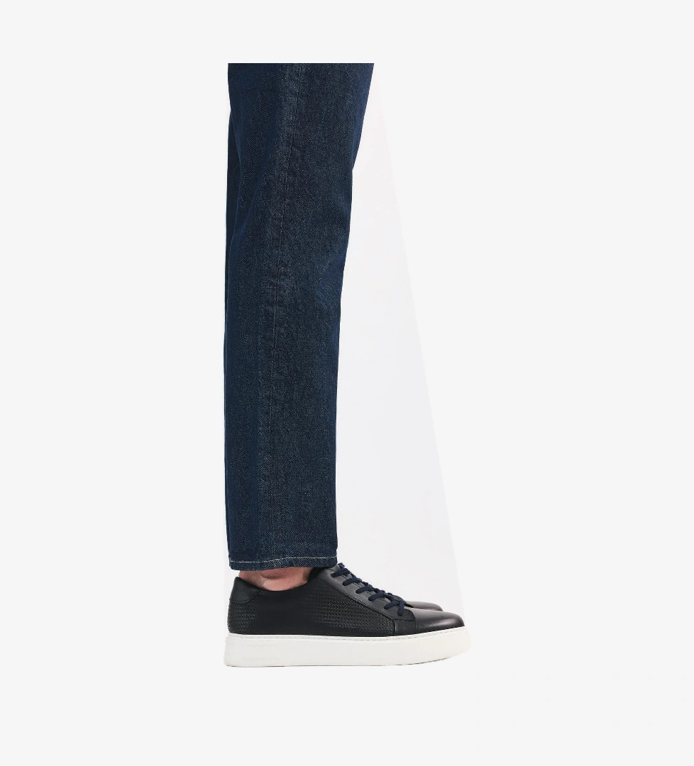 Yaya By Hotiç Erkek Deri Lacivert Hafif Tabanlı Spor Ayakkabı model görseli