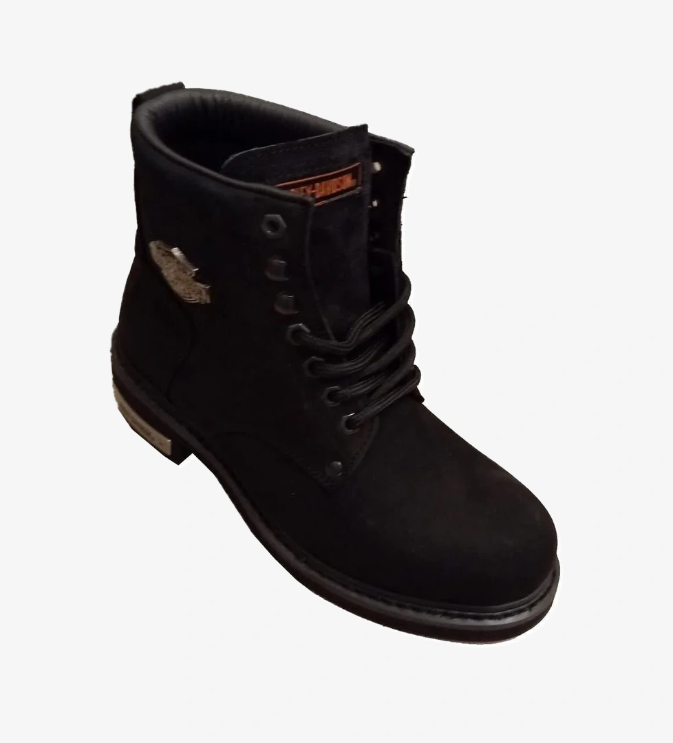 Kadın Siyah Gibson Black Nubuk Bot - Görsel 1