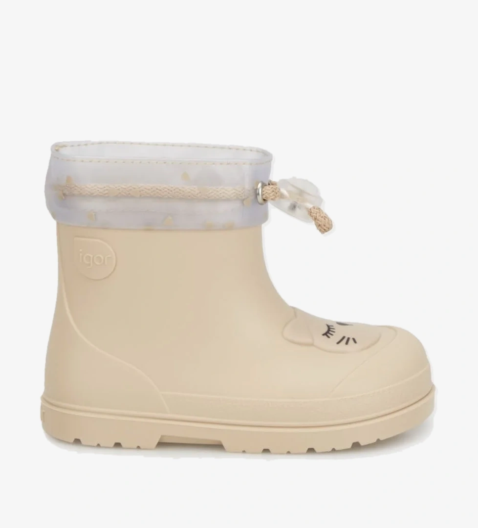 Kız Çocuk Yağmur Çizmesi W10322 BEJ - Görsel 1