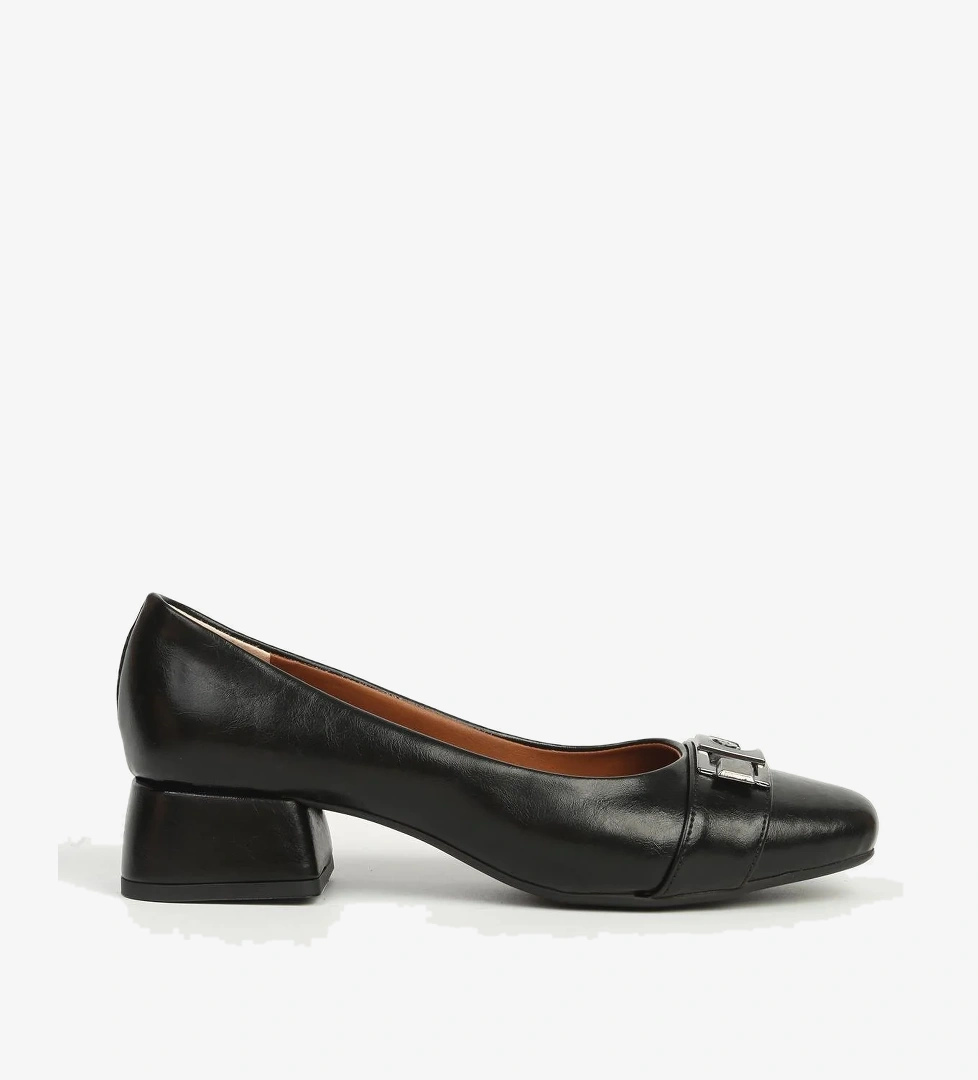 Siyah Kadın Topuklu Ayakkabı PC-55144 - Görsel 1