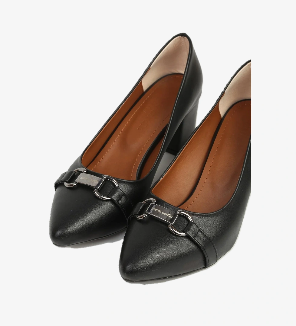 Pierre Cardin Siyah Kadın Topuklu Ayakkabı PC-55153 model görseli