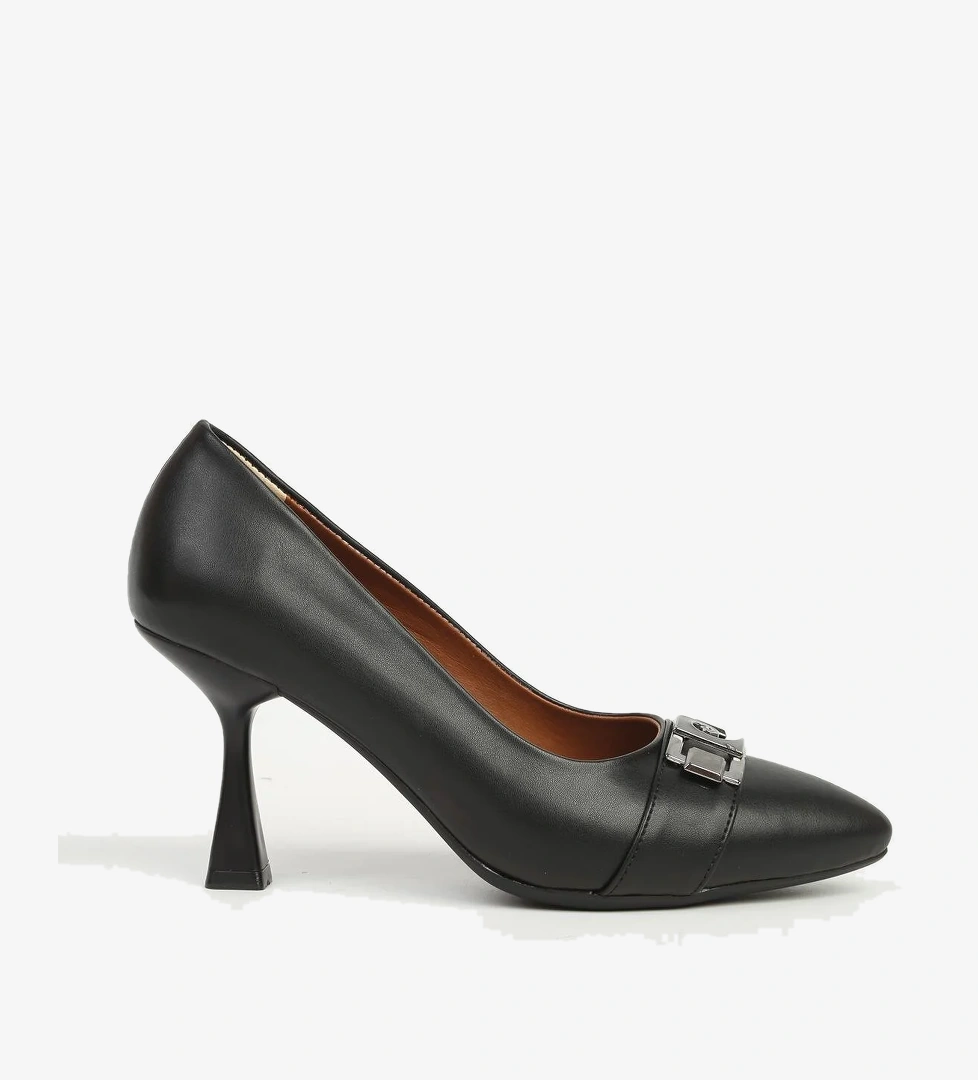 Pierre Cardin Siyah Kadın Topuklu Ayakkabı PC-55129 model görseli