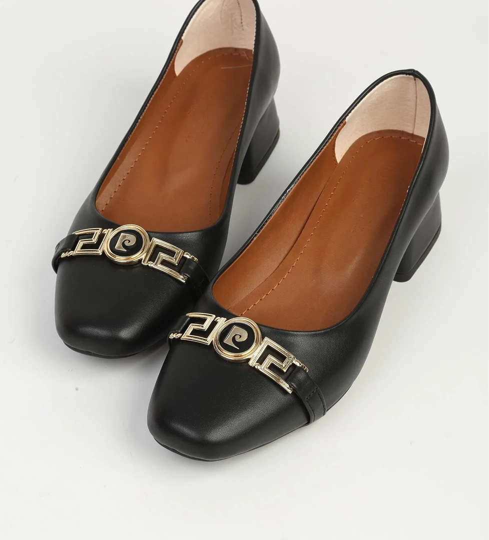 Siyah Kadın Topuklu Ayakkabı PC-55128