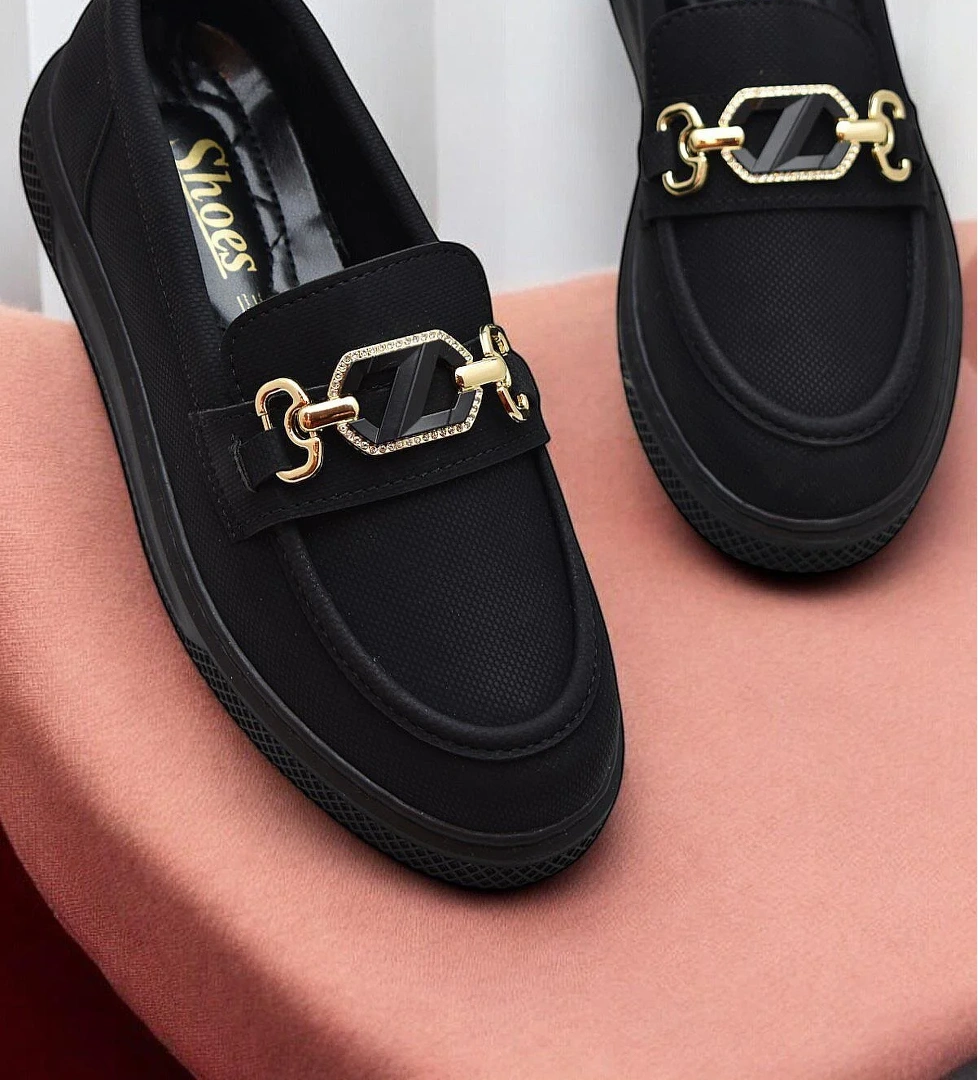 Ispartalılar 397 Rahat Taban Günlük Kadın Ayakkabı Tokalı Laofer Oxfort Casual model görseli