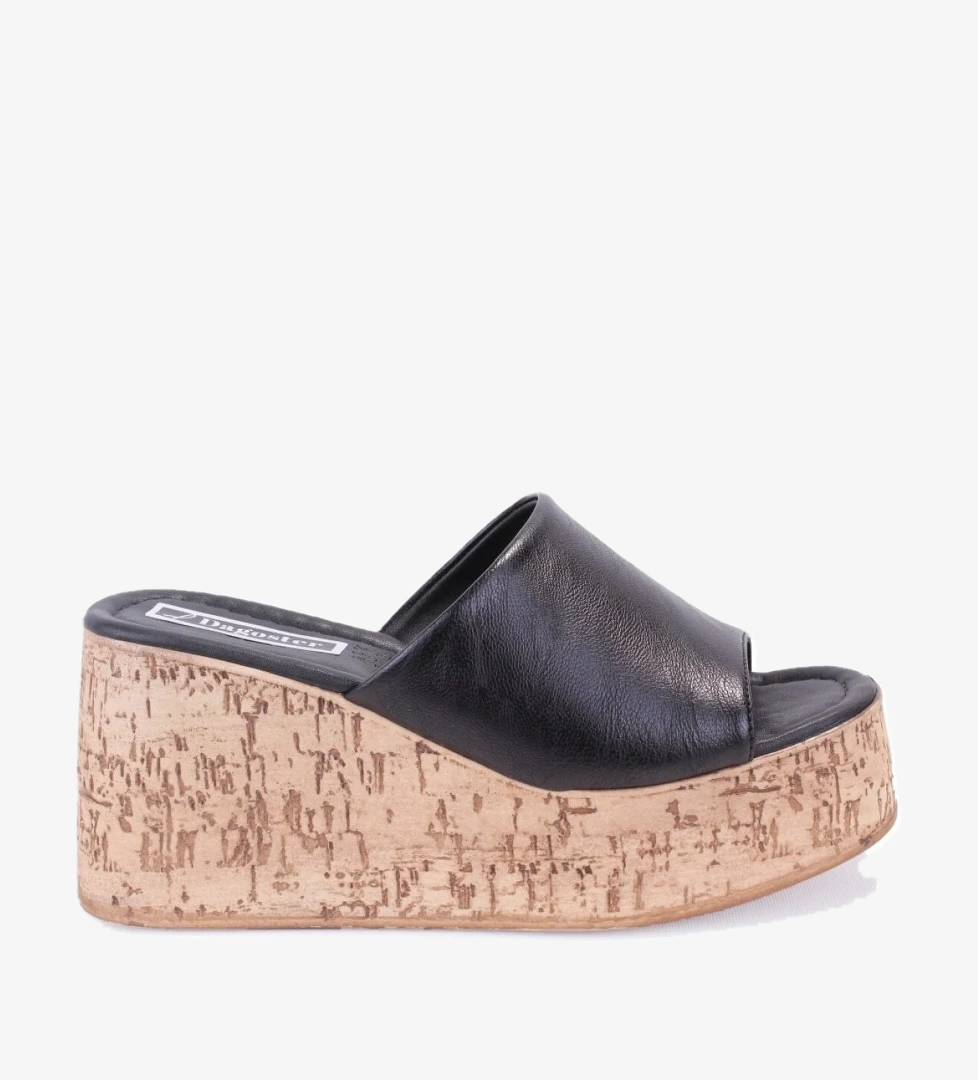 Dagoster DZA07-8961510 Siyah Ortopedik Günlük Feta Taban Kadın Terlik model görseli