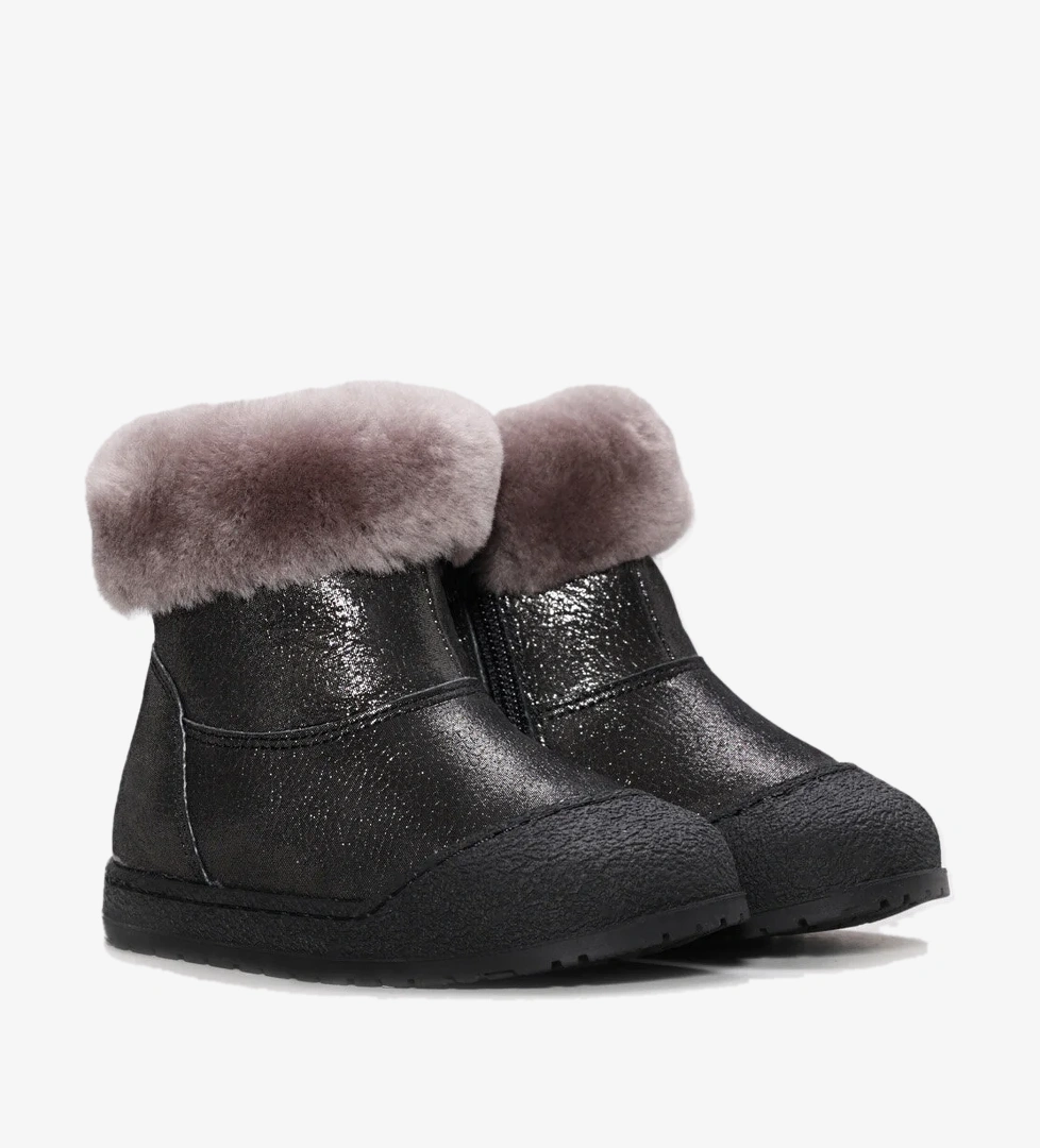 Hakiki Deri Kürklü Unisex Çocuk Klasik Bot 157KXA2713 - Görsel 1