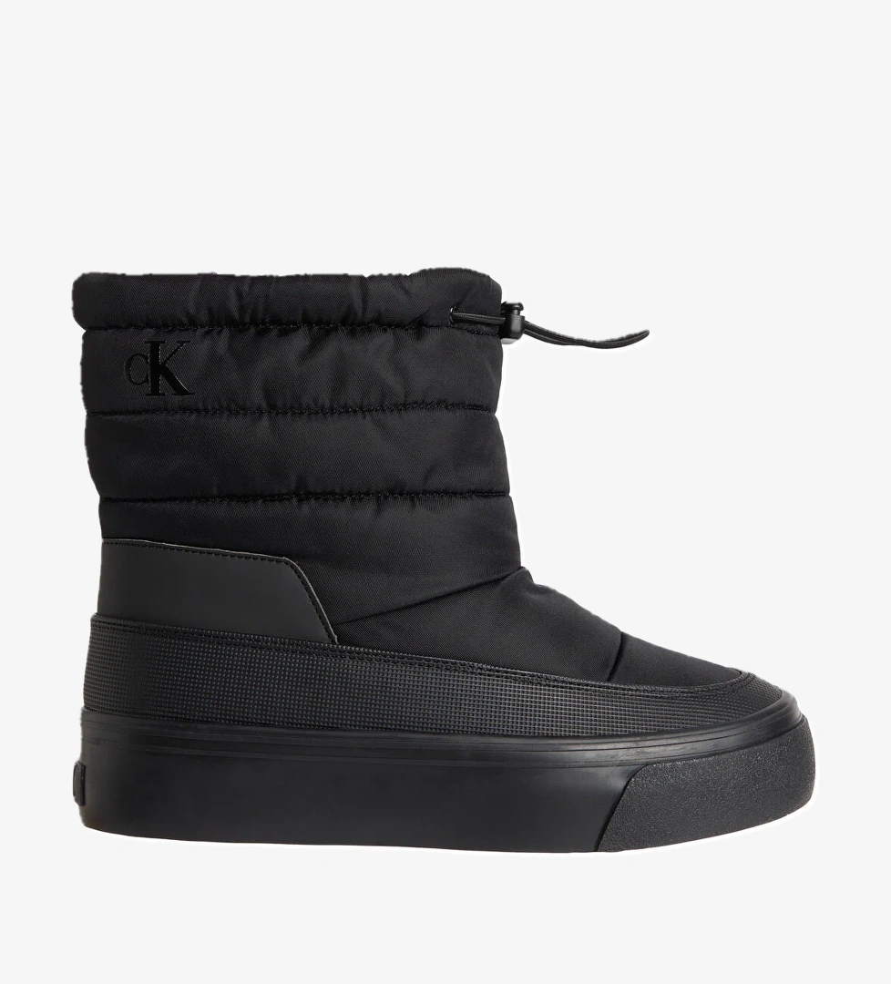 Calvin Klein VULC FLATF SNOWBOOT NYLON Siyah Kadın Outdoor Bot