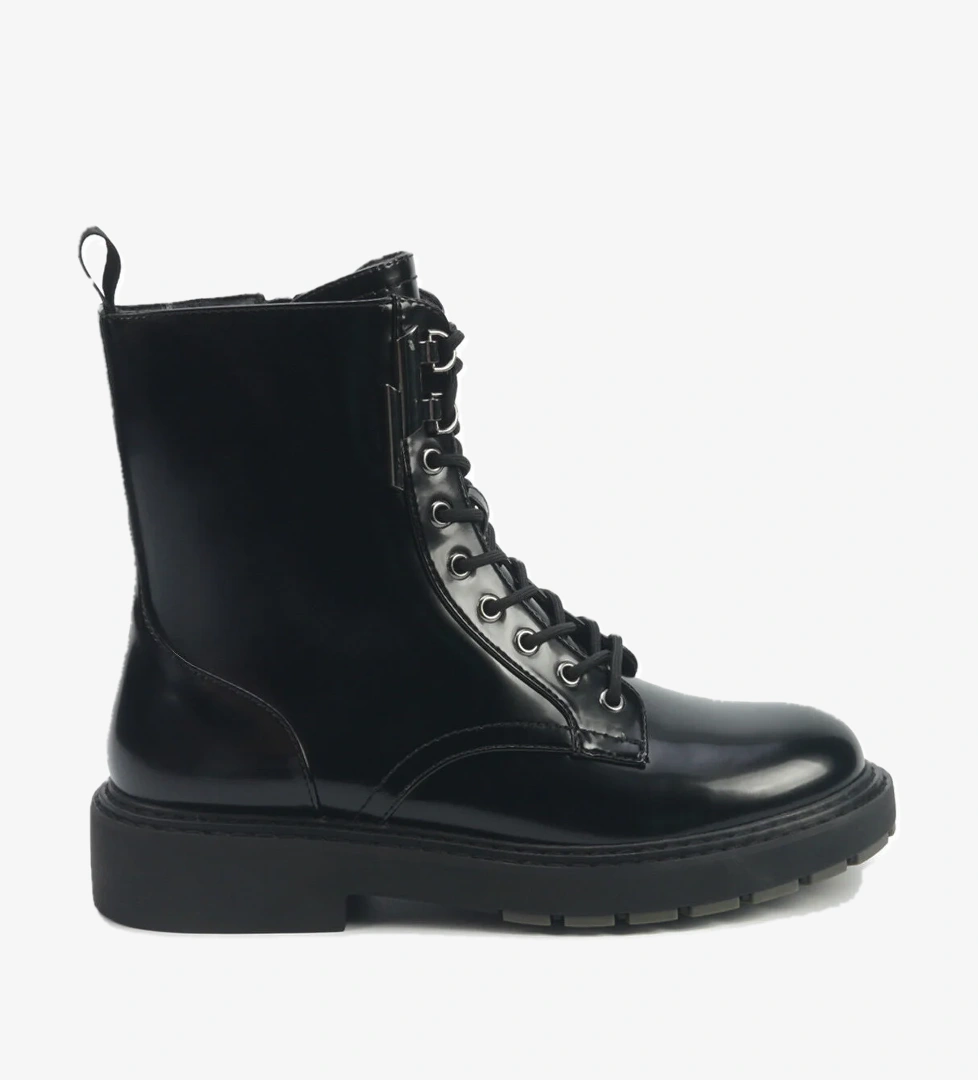 DESTA 5PR Siyah Kadın Düz Bot - Görsel 1