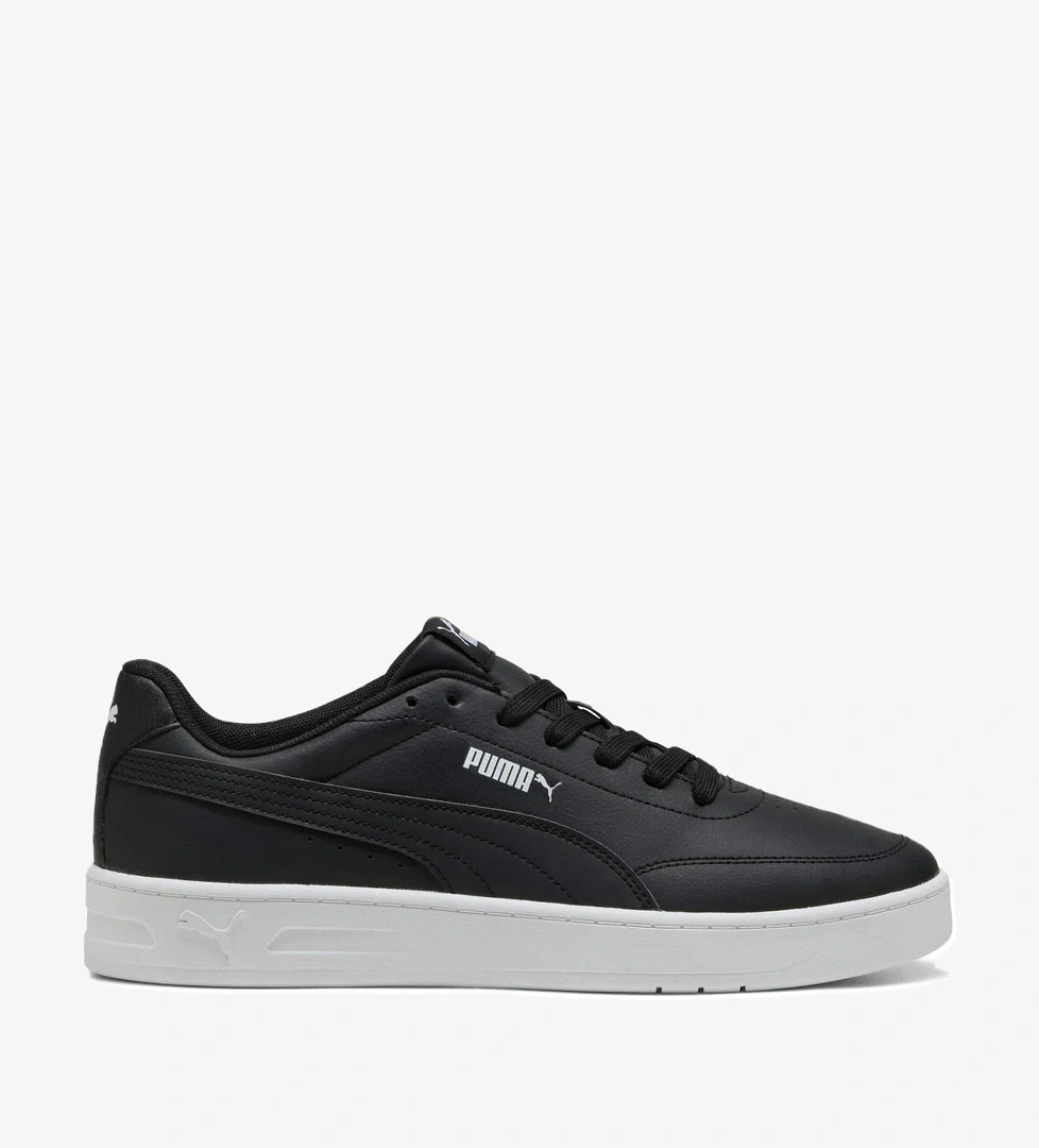 Puma Puma Court Classic Clean Siyah Erkek Kadın Sneaker model görseli