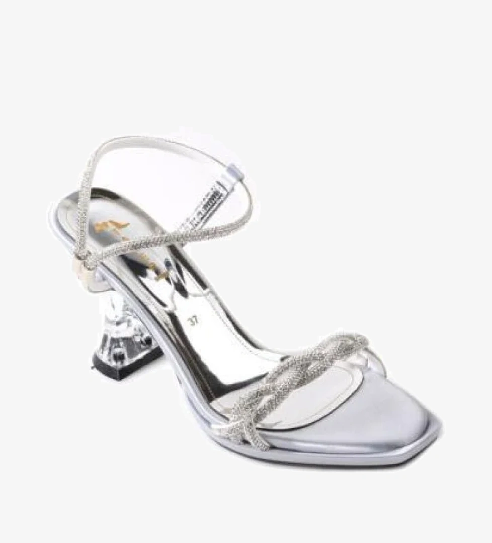 Tamer 02837 8,5 Topuklu Kadın Abiye Sandalet Ayakkabı