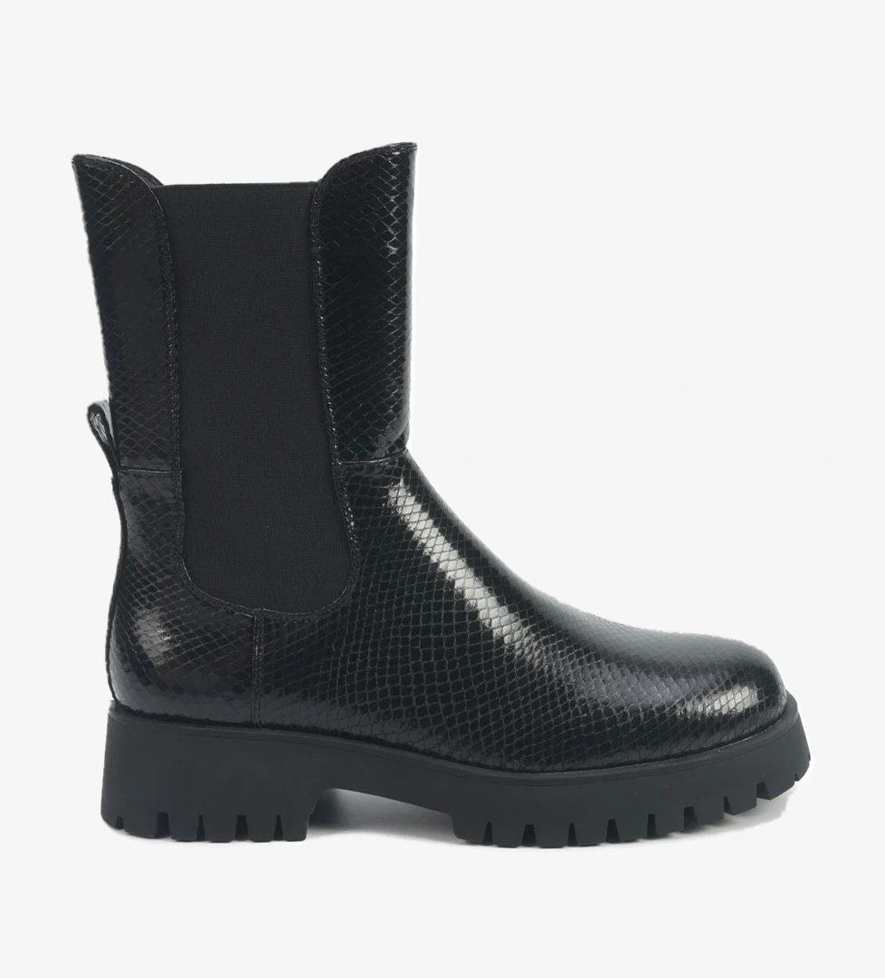 GRACIELA3 5PR Siyah Kadın Düz Bot - Görsel 1