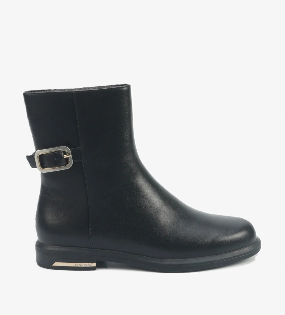 TONIA 5PR Siyah Kadın Düz Bot - Görsel 1