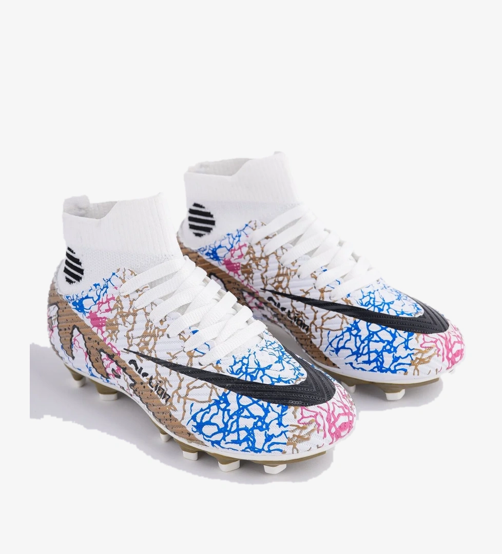 6501 KRAMPON ÇORAPLI BİLEKTEN SARMALI ÇİVİSİZ ERGONOMİK ESNEK FUTBOL KRAMPON AYAKKABI