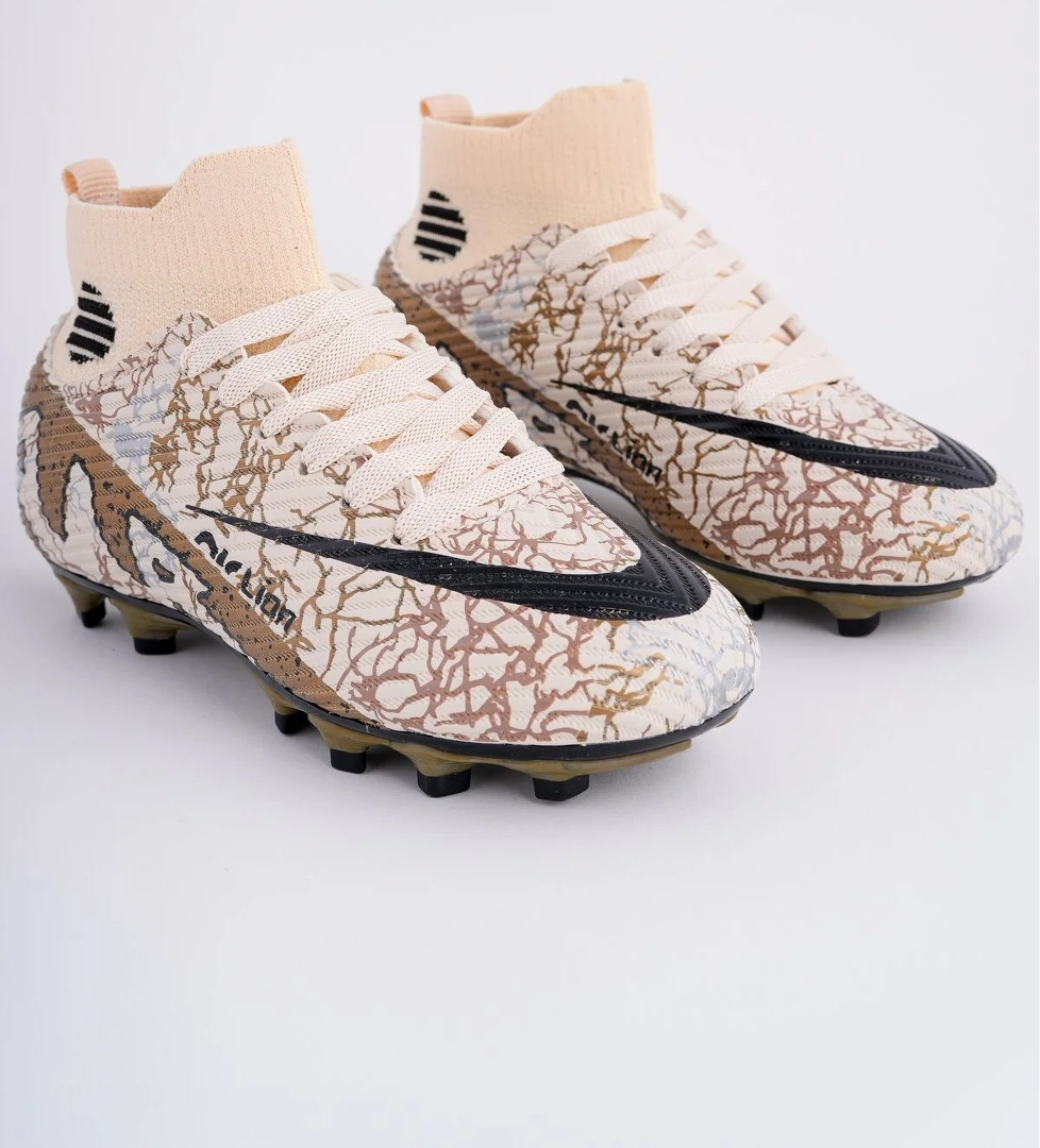 6501 KRAMPON ÇORAPLI BİLEKTEN SARMALI ÇİVİSİZ ERGONOMİK ESNEK FUTBOL KRAMPON AYAKKABI - Görsel 1