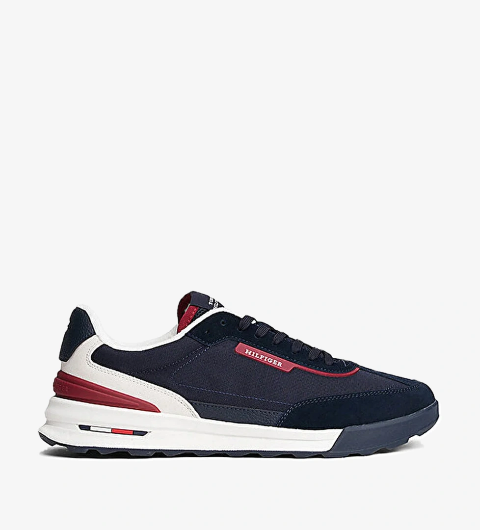 Tommy Hilfiger Tommy Hilfiger Retro Runner Mix Lacivert Erkek Sneaker model görseli