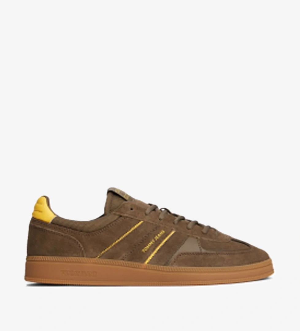 Tommy Hilfiger The Greenwich Edge Suede Haki Erkek Sneaker model görseli