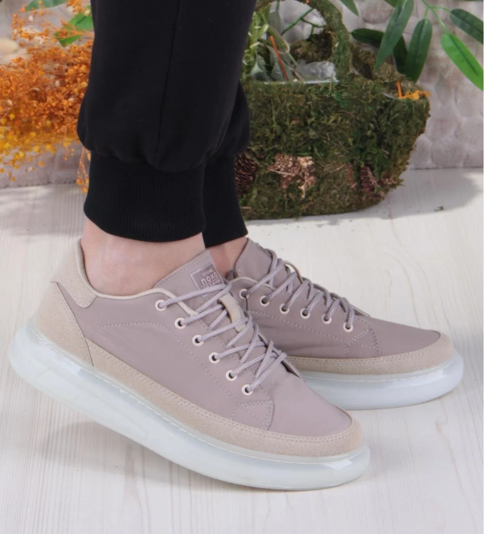 Fort Noka Oleon Rahat Memory Foam İç Taban Keten Sneaker Erkek Ayakkabı model görseli