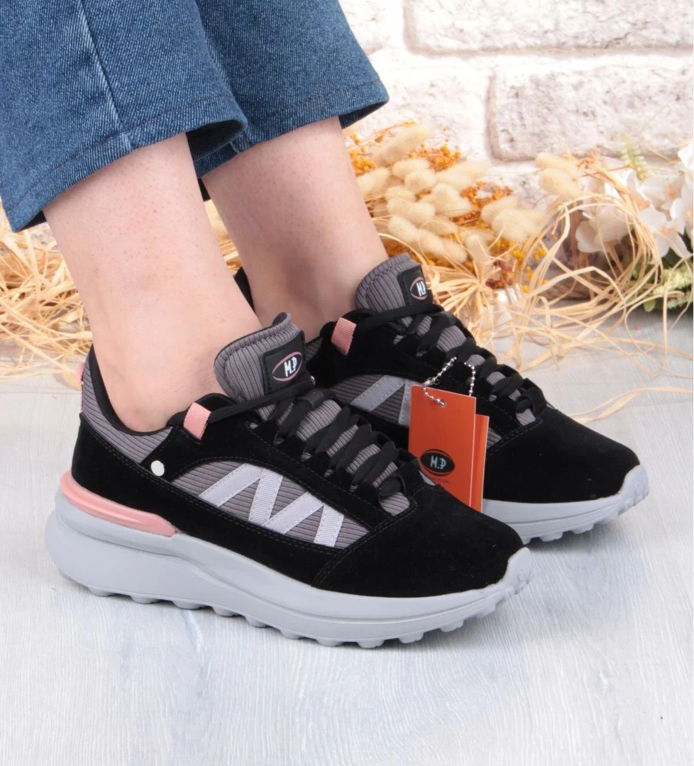 252-6054 Rahat Hafif Orijinal Ürün Kadın Spor Ayakkabı - Görsel 1