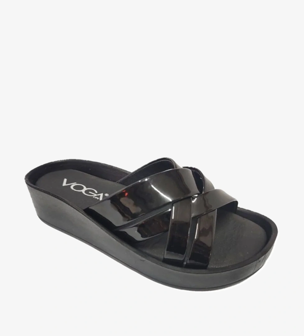 Voga 1404-25 Rugan Dolgu Topuk Ahtapot Kadın Terlik model görseli