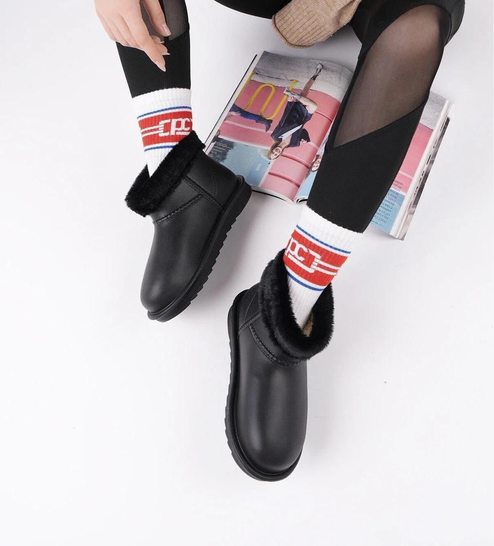 FROSTY Kadın Kürklü Yağmur Ve Kar Botu - Görsel 1