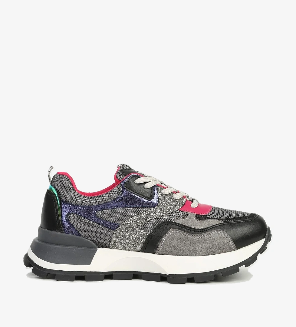 Kadın Siyah Sneaker PC-55065