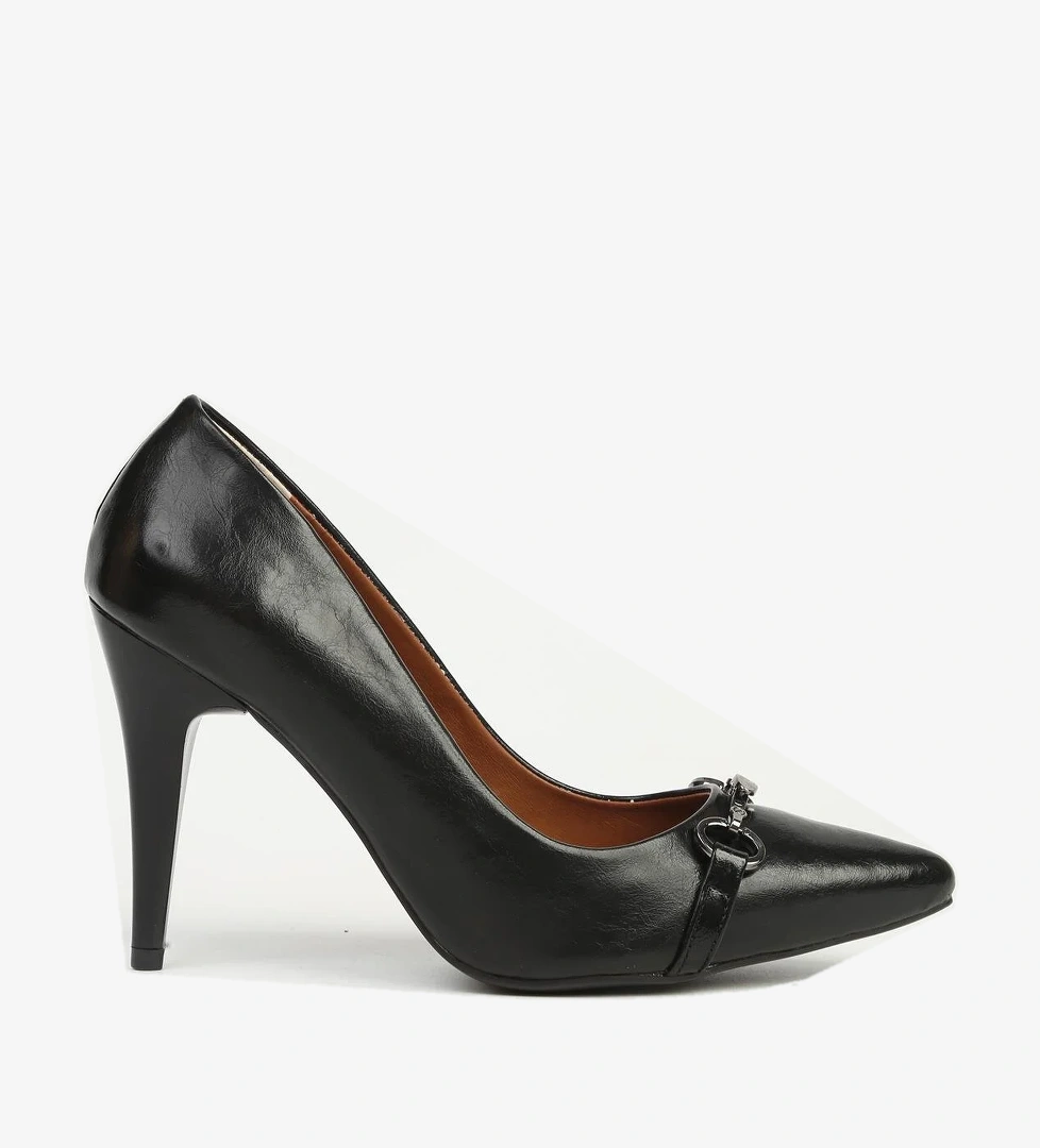 Pierre Cardin Siyah Topuklu Ayakkabı PC-55127 model görseli