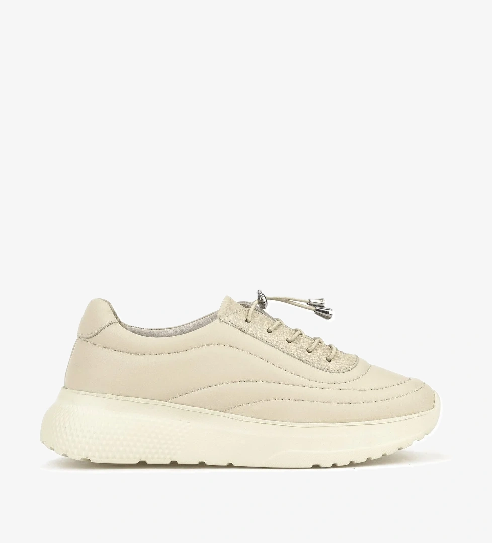 Kadın Hakiki Deri Sneaker 1531050Z2650F100K Bej