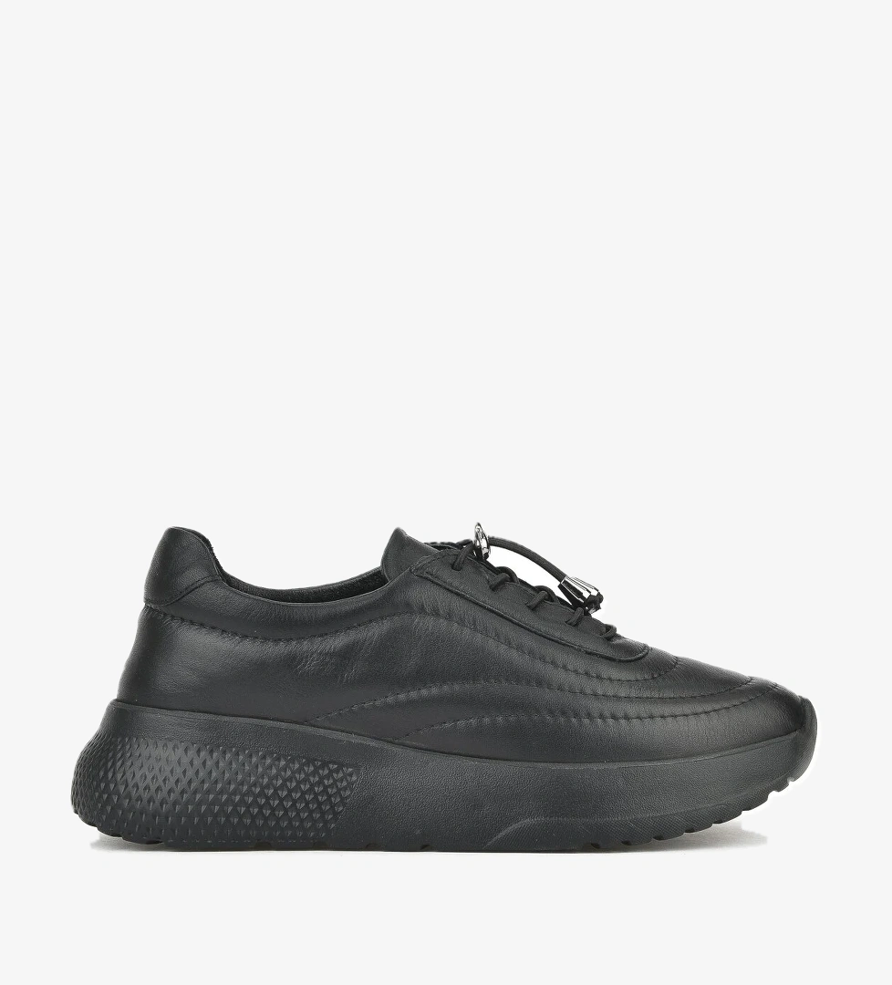 Kadın Hakiki Deri Sneaker 1531050Z2650F100K Siyah