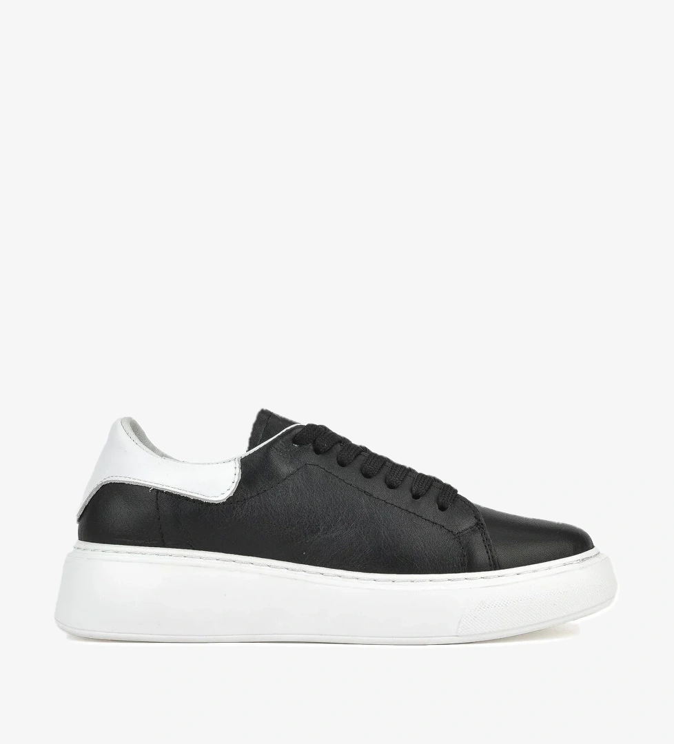 Kadın Hakiki Deri Sneaker 1531050Z26802370K Siyah