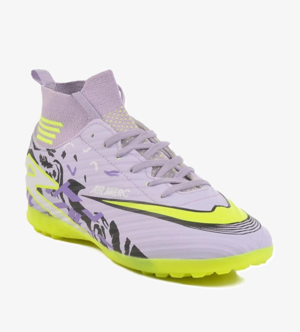 WJ-502 M Lila Çoraplı Halı Saha Ayakkabısı