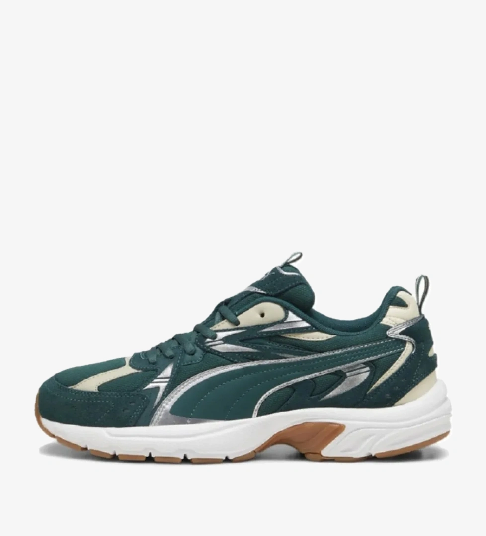 Puma Milenio Tech Suade Unisex Yeşil Sneaker Ayakkabı 39349808 model görseli