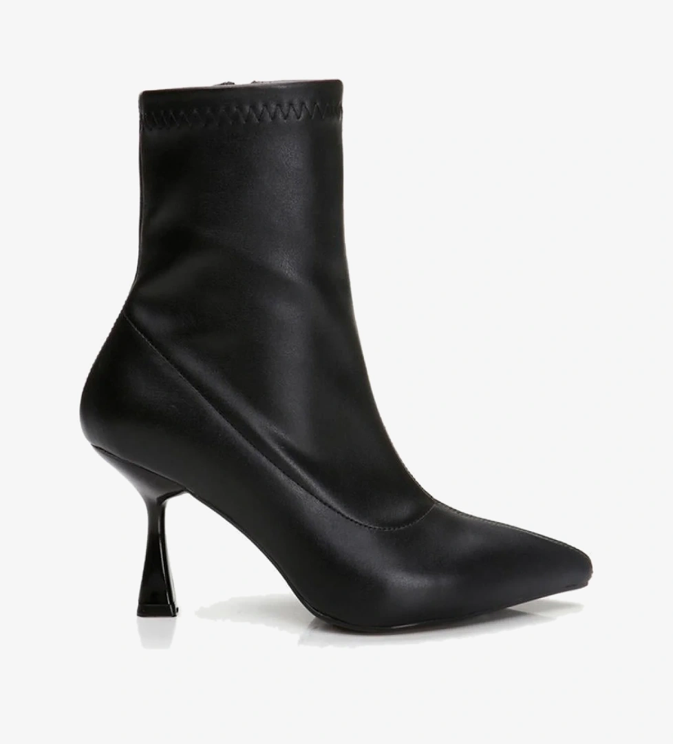 Siyah Kadın Topuklu Bot