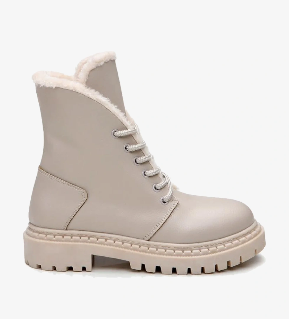 Yaya By Hotiç Bej Kadın Düz Bot model görseli